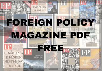 FOREIGN POLICY MAGAZINE PDF